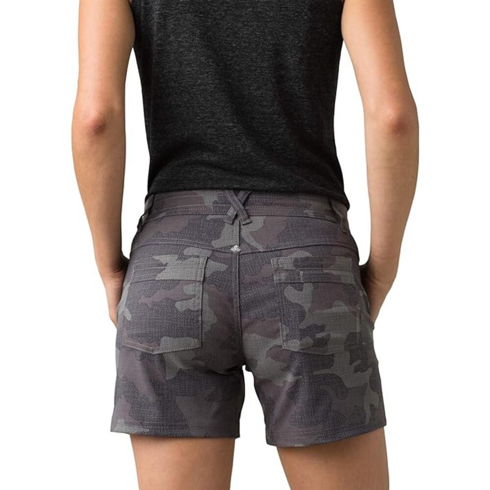 NWT prAna Women's Olivia Short - Gravel Camo - Size 6 - Picture 2 of 3